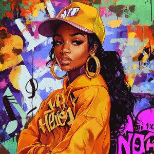 Create a high-definition oil painting-style portrait of a fashio...