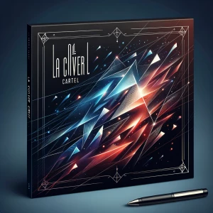 Ein Albumcover für "LA Cover Cartel", das ein abstraktes Design...