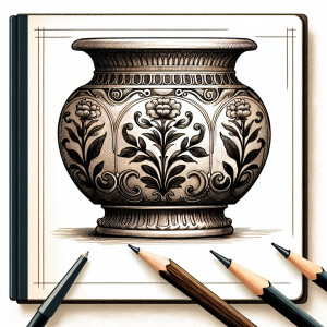make a ceramic pot and take inspiration from Robert Adam the int...