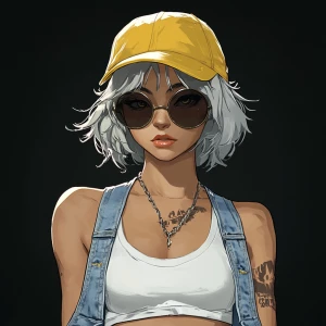 young, rebellious gta-style character. The character should have...