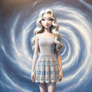 Full body view, photo realistic glossy oil painting cartoon char...