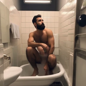 … and I walk in to the bathroom and what I saw got me speechless...