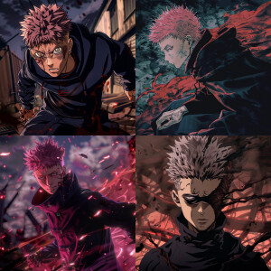 Create a detailed anime series like Jujutsu Kaisen, in PlayStati...