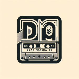 Create a logo With the letters, DM30 using a tape cassette as an...