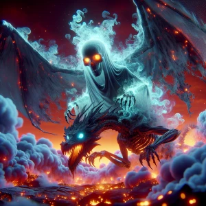 A hyper-detailed and vividly clear 3D fantasy art featuring a sm...