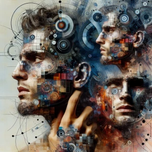 envision a conceptual art piece that challenges the concept of i...