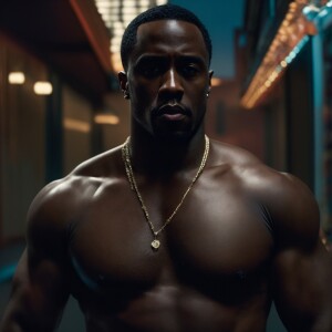 Sean "Diddy" Combs portrayed in the act of being taken into cust...