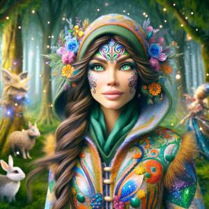 Head to toe Disney character female photorealistic