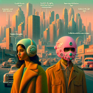 In the heart of a once-lively cityscape frozen in the ‘50s aesth...