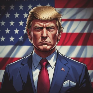 Trump Boxer in gta art style