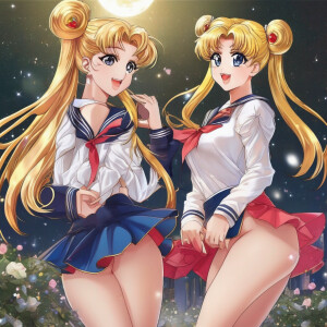 beautiful sexy girls in short skirts wearing no panties. Each pr...