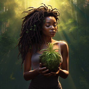 create a  ultra high resolution 3d  beautiful African American w...