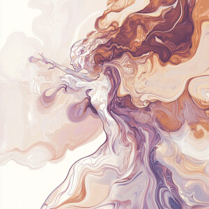 Envision a concept art line drawing of an ethereal elemental bei...