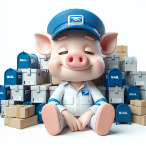 create a design of Disney's character "Piglet" from Winnie The P...