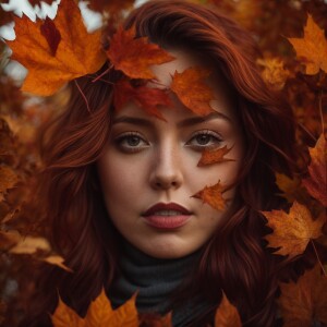 Beautiful photorealistic image. Facial portrait, facing forward...