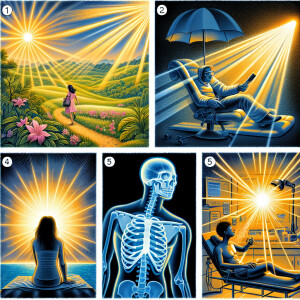 1. Sun rays - Bringing warmth and energy 
2. Light Rays - illumi...