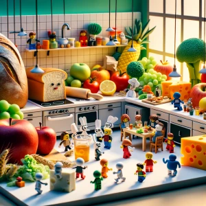 Create a stop-motion animation lasting between 30 seconds and 1...