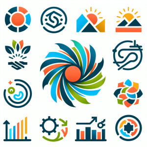 Logo for financial & industrial company