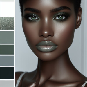 Create a sophisticated color palette with a mix of white, variou...