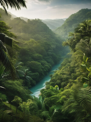 In the depth of jungle