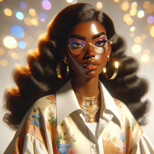 My Prompt:

32K, glossy, oil painting, HDR, Pop Art, Hyper-Reali...