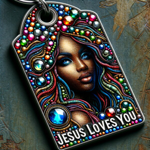 Design a tag that encapsulates a beautiful, colorful depiction o...
