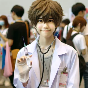 cute doctor teen cosplay