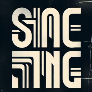 The words “SOMETHING“ in the style of Nine Inch Nails logo