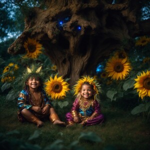 hyper realistic quantum energy adorable young baby smiling glowi...