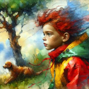 Ultra realistic features, Abstract watercolor Art,  oil painting...