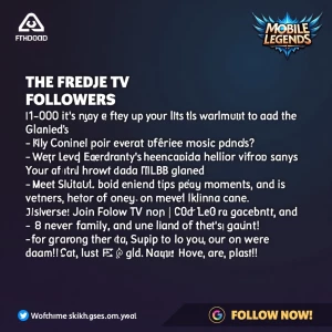 Sure! Here's an engaging ad script for Fredje TV to attract foll...