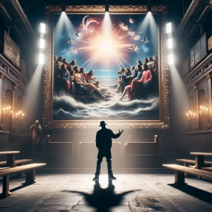 Design a rap album cover 
 7 колоколов интро Бытие Библия шестой...