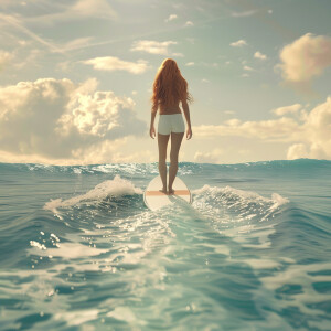 High resolution, photorealistic image. Light ginger haired femal...