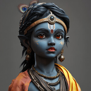 great a new character that looks like krishna god