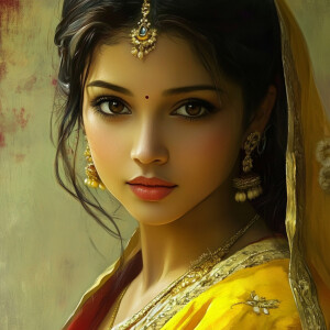 Create a bengali beautiful girl.