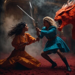A woman fighting her killer for her life