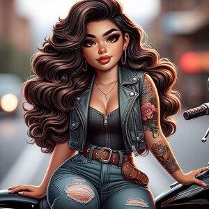 A 5K cute highly detailed hyper-realistic digital illustration o...