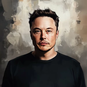 elon musk in meme style