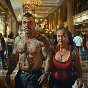 Create a high-definition digital art piece in a 1:1 aspect ratio...