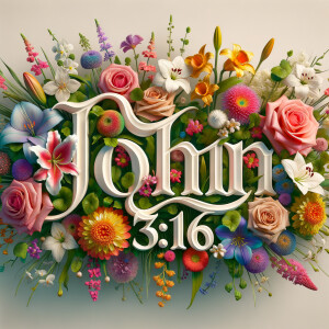 Create a 3-D realistic image with the words written out in text...