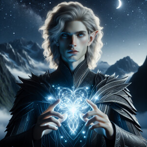 Caranthir-Ar-Fieniel from the Witcher uses magic to alter the st...