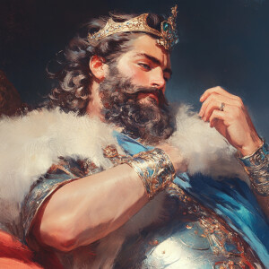 Babylonian king --p q5vua9w --sref 2211843365 1175337769 3990773...