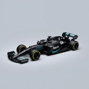 Create an image of the Mercedes-AMG F1 W11 EQ Performance, the 2...