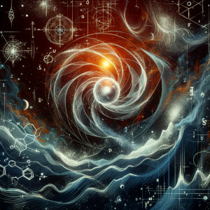 Space time, continuum, solar energy, squiggly, lines, Einstein,...