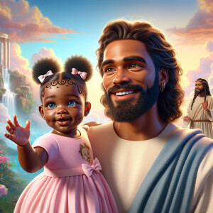 Create a 3D realistic artwork featuring the phrase 'Jesus Saves'...