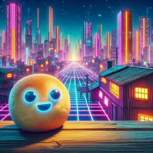 A round bun with eyes and mouth lies on the windowsill of the hu...