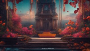 в центре неоновым текстом написано "ZATENCHIK" А ФОН НЕОНОВЫЙ ФИ...