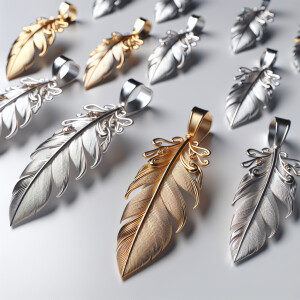 Discover our exquisite range of sterling silver feather pendants...