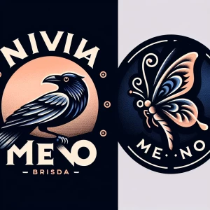 "Nivia
And
Meno"
With crows and butterflies (best details sharp)