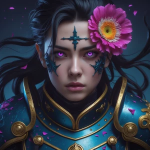 Epic of the fallen warrior's armor from the epic of, in the styl...